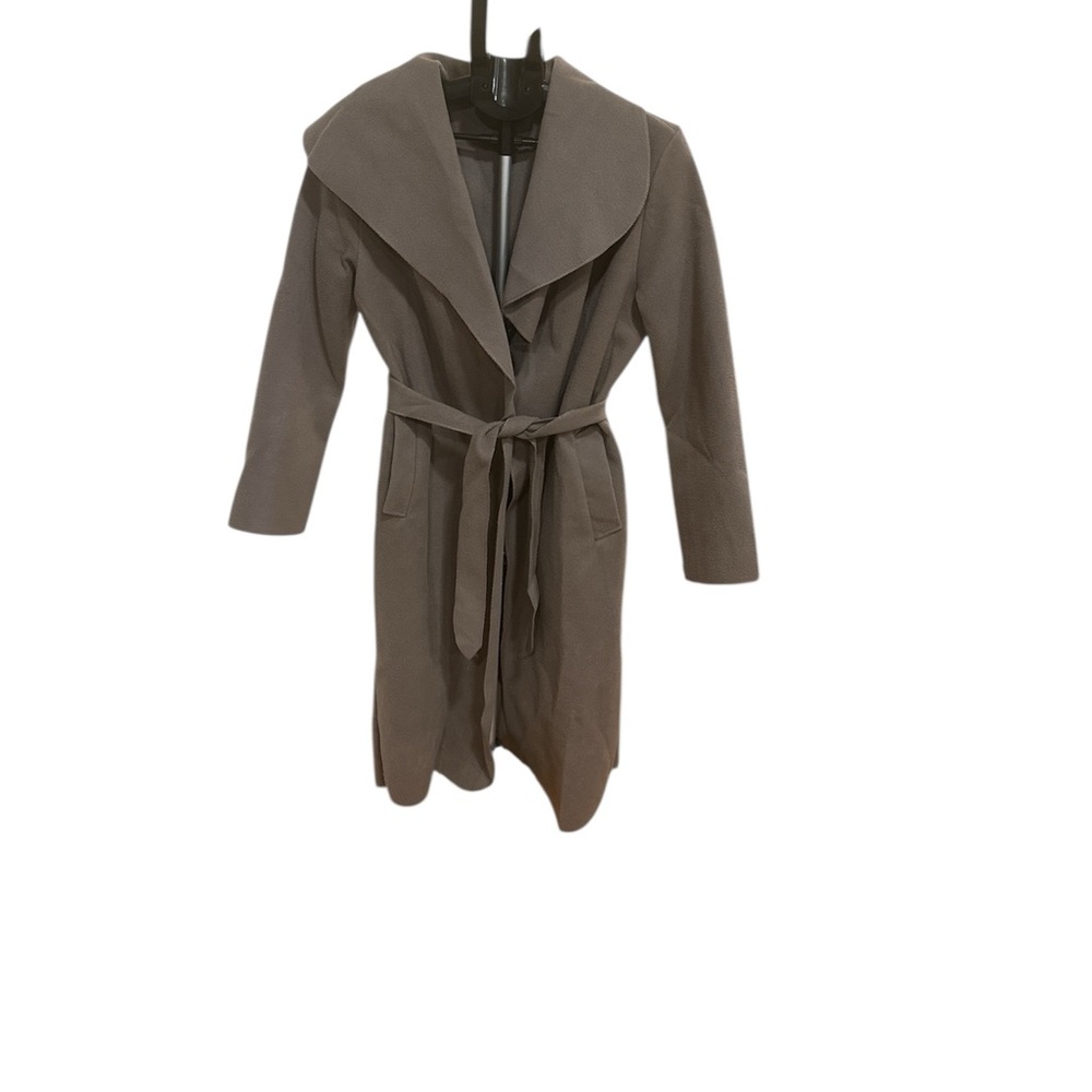 Soft Knit Trench Cardigan Coat (Taupe, OS)
